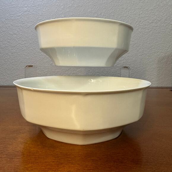 Savoir Vivre Other - Savoir Vivre Maison Blanche White 8" Vegetable Serving Bowls Y0008